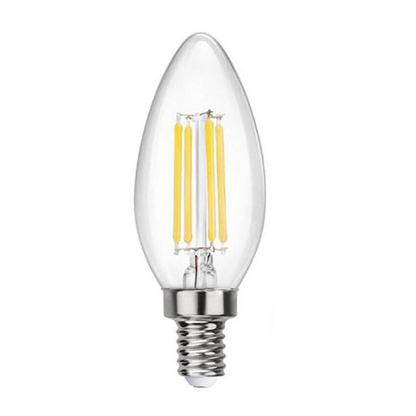 LV Luce LED 4W Filament E14 C35 (100x)