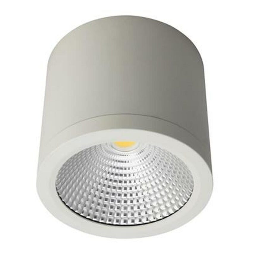 CROWN LIGHTING 20W Surface Mounted Round LED Dimmable Downlight (10x)