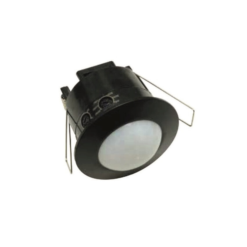 CROWN LIGHTING ST41 Infrared Ceiling Motion Sensor - Black (10x)