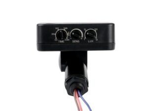 CROWN LIGHTING 180° Degrees Microwave Motion Sensor - Black - Image 2