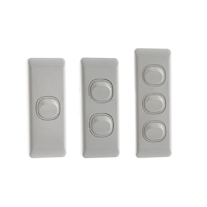 G.E.P Architrave Light Switch 1 2 3 Gang - 5x