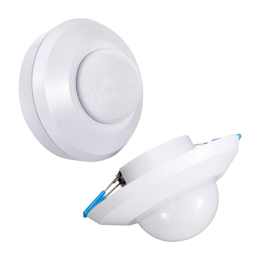 CROWN LIGHTING ST47 Infrared Motion Sensor - Recessed & Surface Mounted - 360° - Light Control Switch