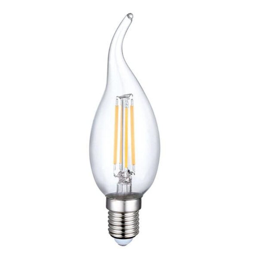 LV Luce LED 4W Filament E14 C35T (100x)