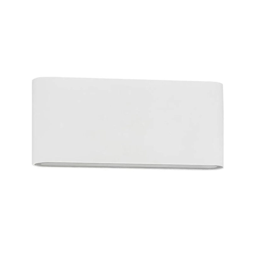 GM ELECTRICAL PRODUCTS Outdoor LED Slim Up/Down Wall Light - 240v - IP54 - 10W - CCT - Alumninium - White