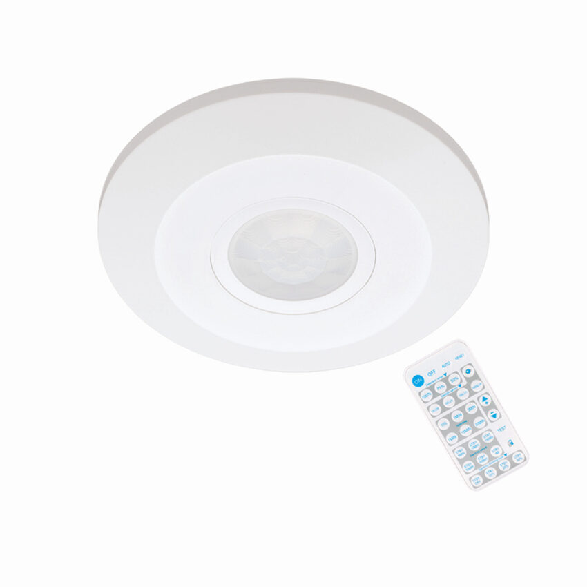 CROWN LIGHTING ST05E Ultrathin Surface Mount Infrared Motion Sensor - with Remote Control