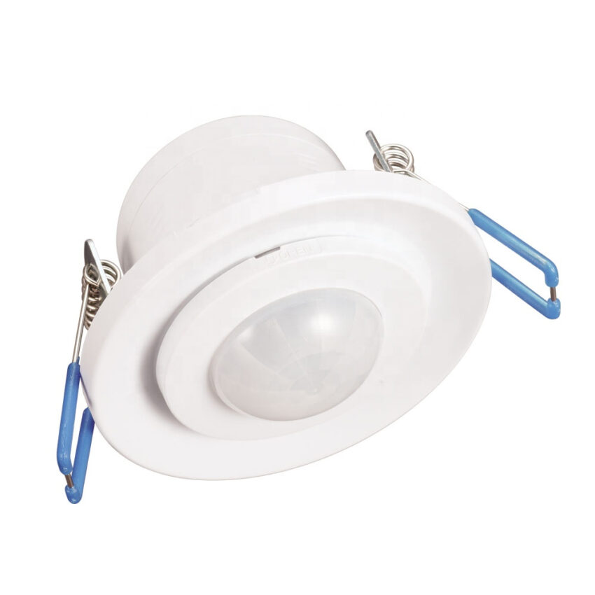 CROWN LIGHTING ST45A-2S Infrared Motion Sensor - 360° - Over Ride – Recessed - White